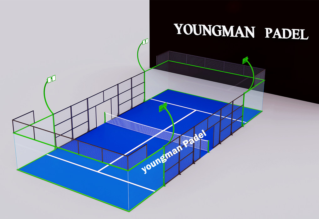 International Padel Federation Official Tennis Court