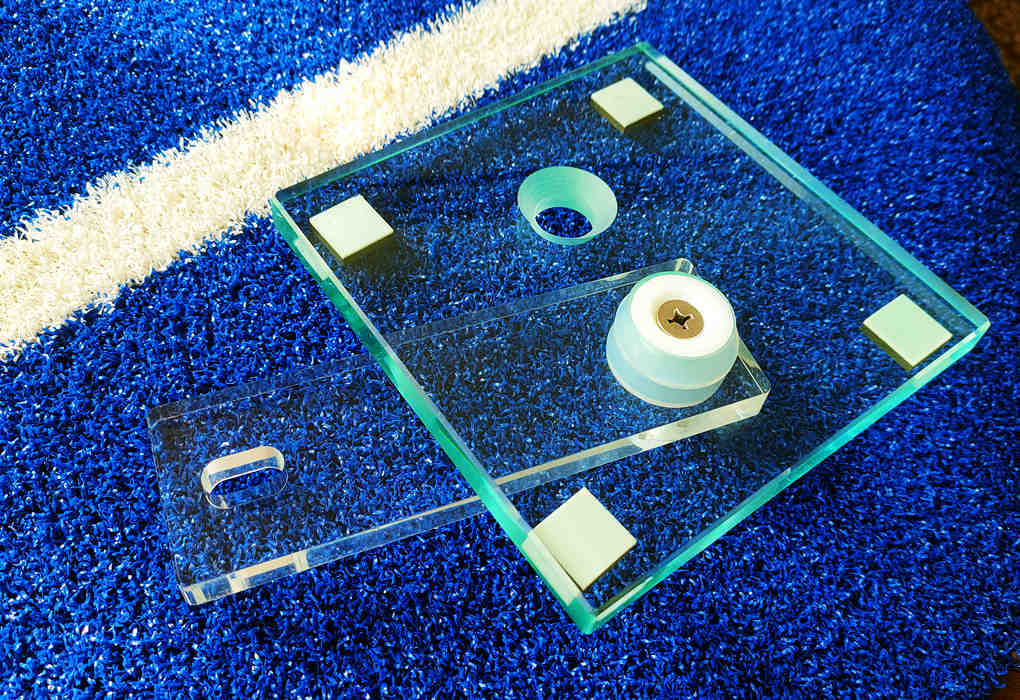 Padel Court Grass Glass