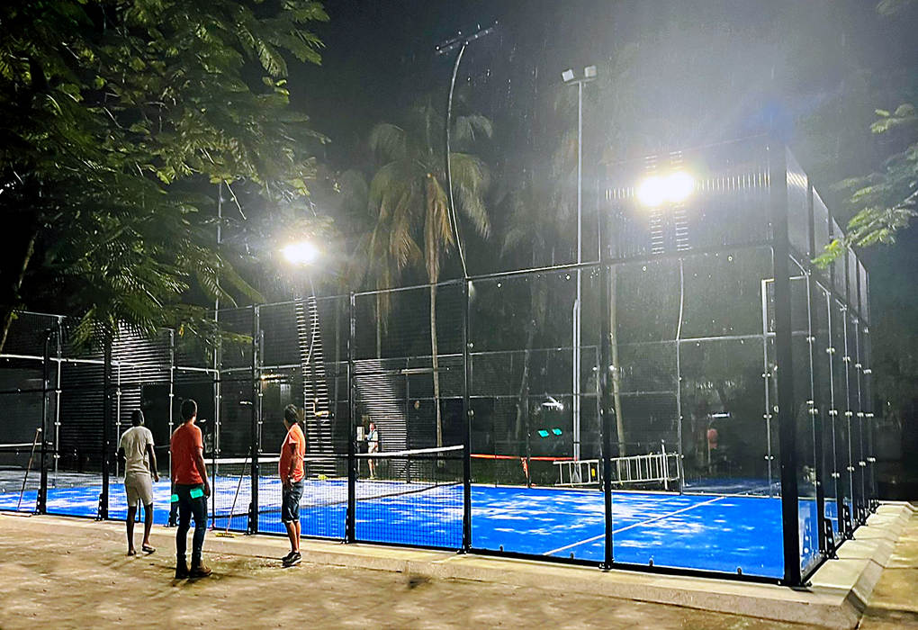 Gabon- 2 Set Lapangan Padel Klasik Terpasang