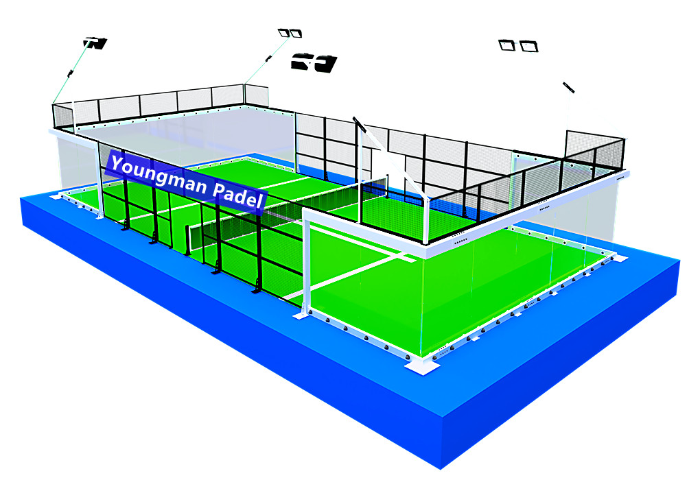 Lapangan Tenis Padel Super Panoramic Baru 2025 dari Tiongkok