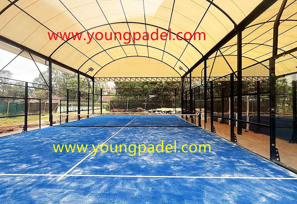 Kenya - Pemasangan 73 set lapangan tenis padel